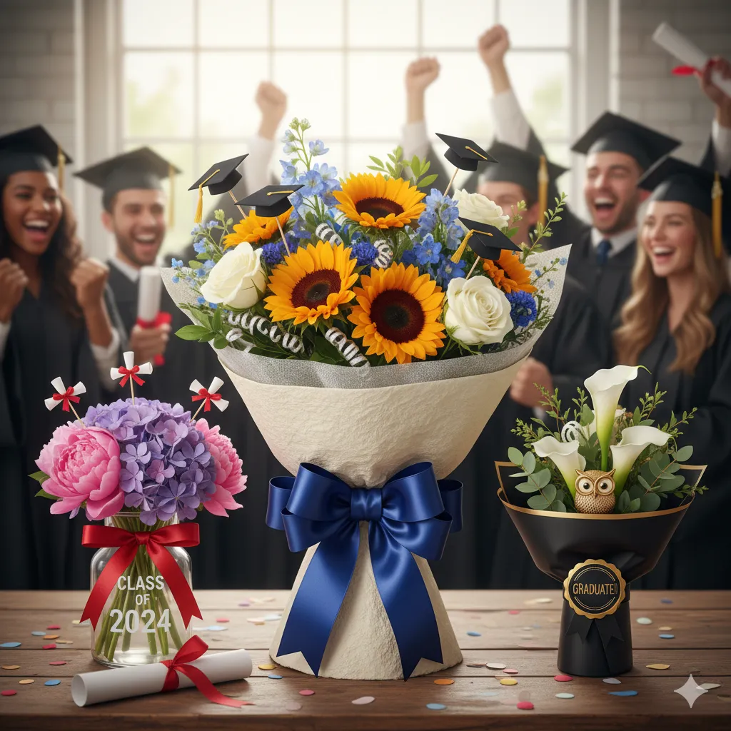Graduation celebration bouquets